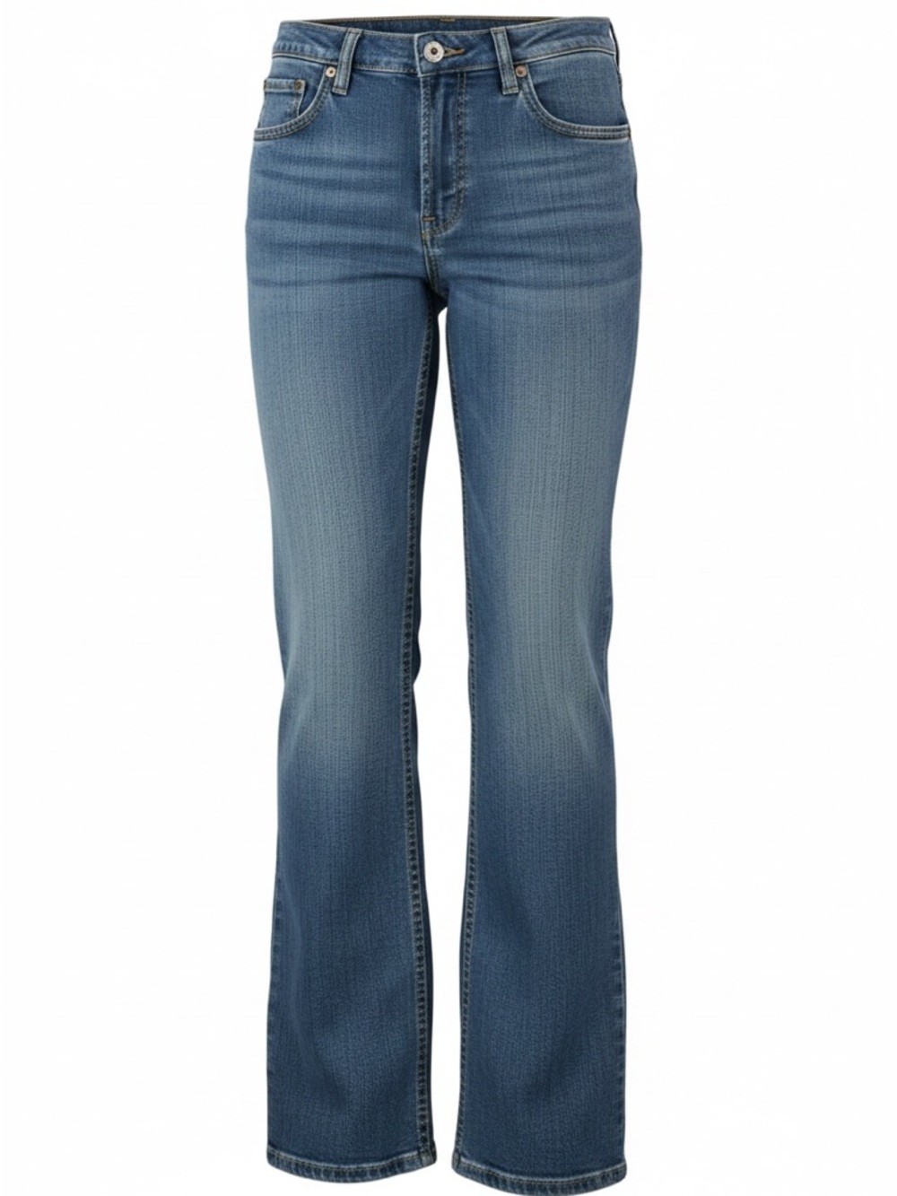 Cruel Girl Slim X Long Bootcut Blue Jeans Size 5 Midrise Stretch Fit